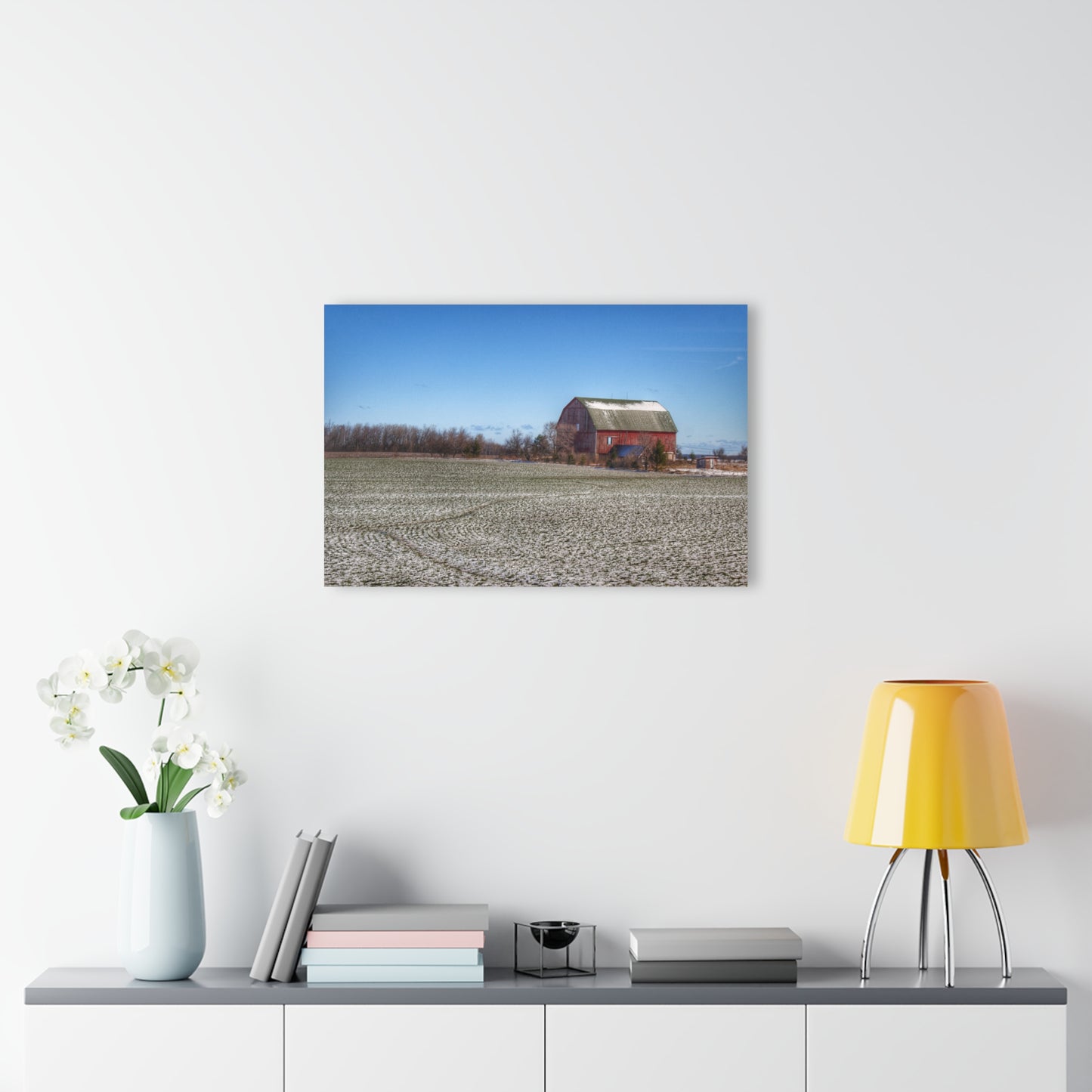 Barn Boutique Modern Farmhouse Acrylic Wall Print| Spring Red III