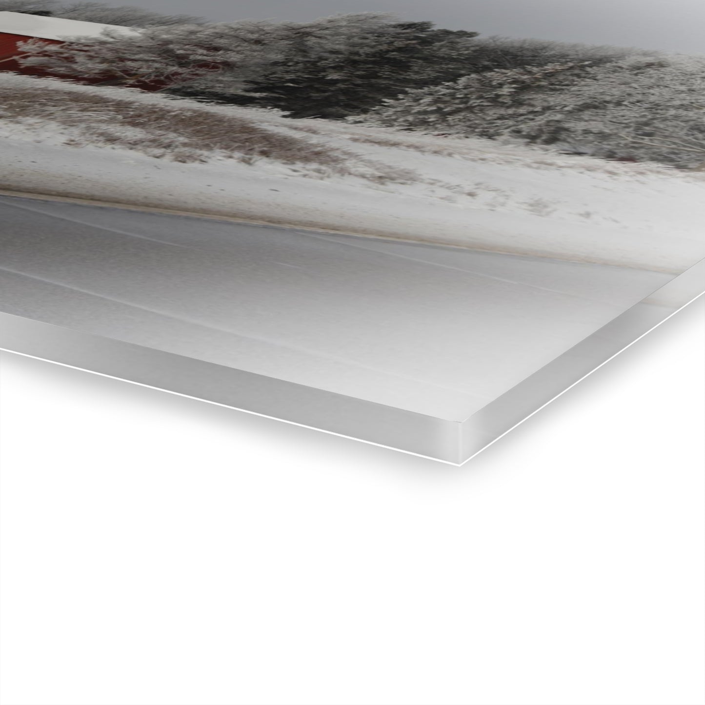 U R There Photography Farm on the Curve Rustic Farmhouse Acrylic Wall Print