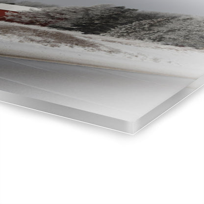 U R There Photography Farm on the Curve Rustic Farmhouse Acrylic Wall Print