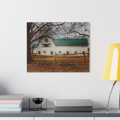 U R There Photography Wilder Road White Rustic Farmhouse Acrylic Wall Print