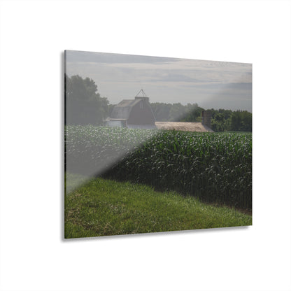 U R There Photography Above the Corn on Piersonville Road II Rustic Farmhouse Acrylic Wall Print