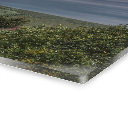 U R There Photography Hill Road Hidden Grey II Rustic Farmhouse Acrylic Wall Print