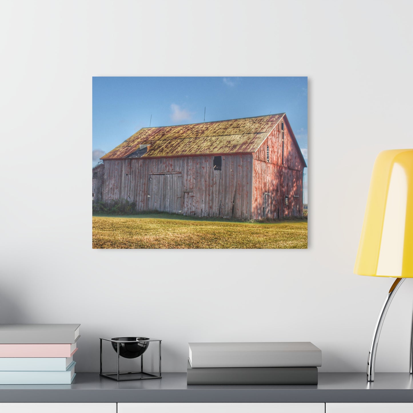 U R There Photography Fargo Road Saltbox Rustic Farmhouse Acrylic Wall Print
