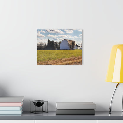 U R There Photography Sandusky White Rustic Farmhouse Acrylic Wall Print