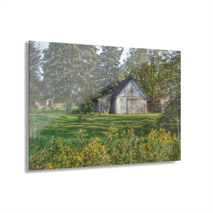 U R There Photography Bowers Road Little White Rustic Farmhouse Acrylic Wall Print