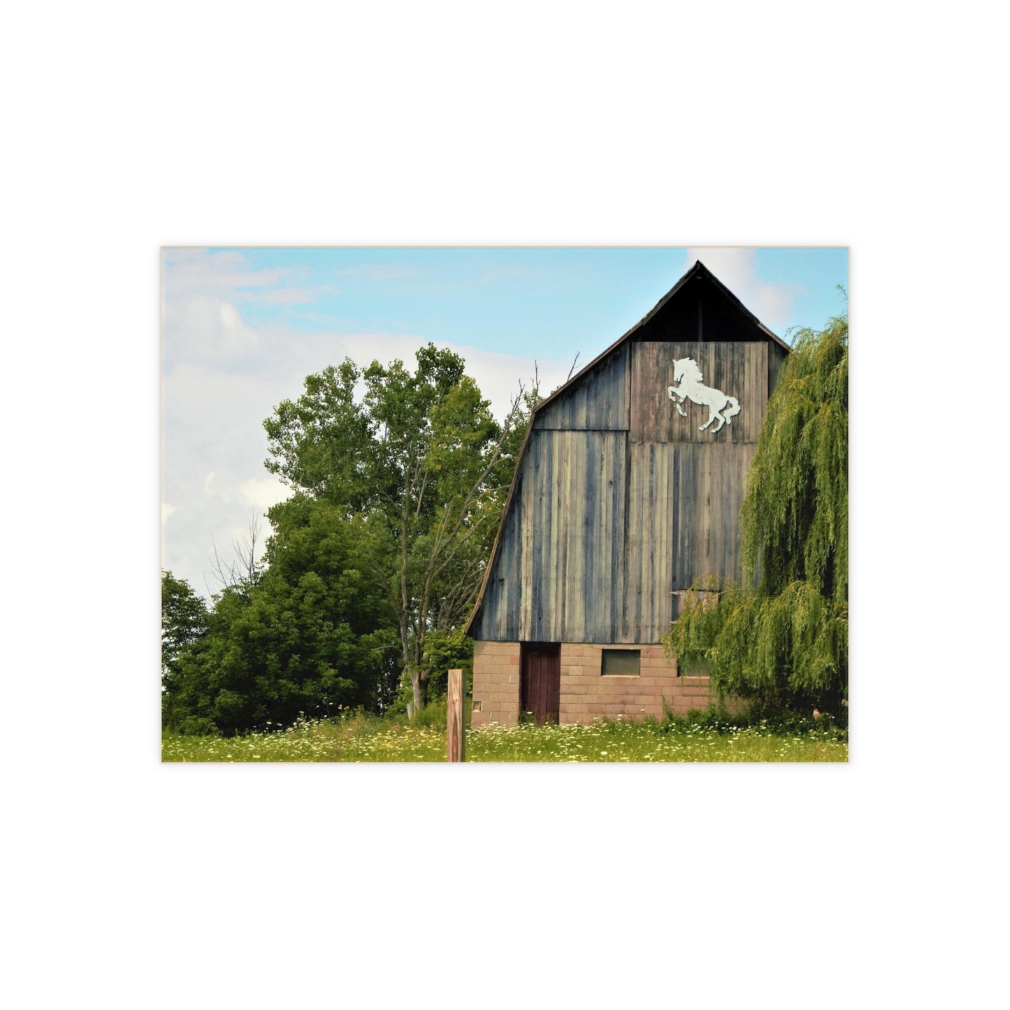 Barn Boutique Rustic Ceramic Wall Tile| Hassler Lake Road Horse Barn