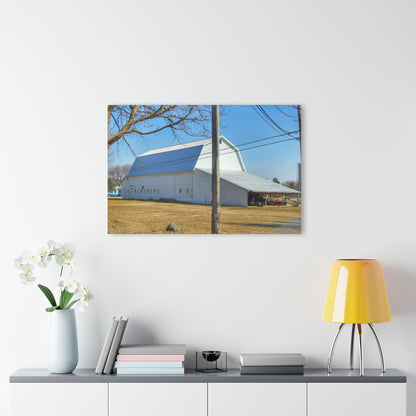 U R There Photography Wolcott White Rustic Farmhouse Acrylic Wall Print