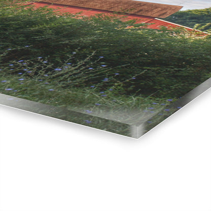 U R There Photography Genesee Road Red I Rustic Farmhouse Acrylic Wall Print