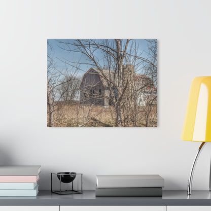 U R There Photography Hill Road Hidden Grey I Rustic Farmhouse Acrylic Wall Print