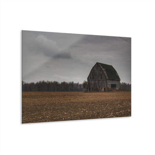 U R There Photography Stone Road Old Grey I Rustic Farmhouse Acrylic Wall Print