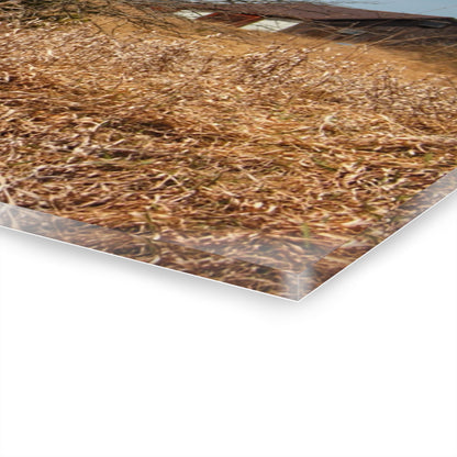 U R There Photography Klam Road Rusted Reds Rustic Farmhouse Acrylic Wall Print