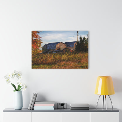 U R There Photography Montgomery Road Reds Rustic Farmhouse Acrylic Wall Print