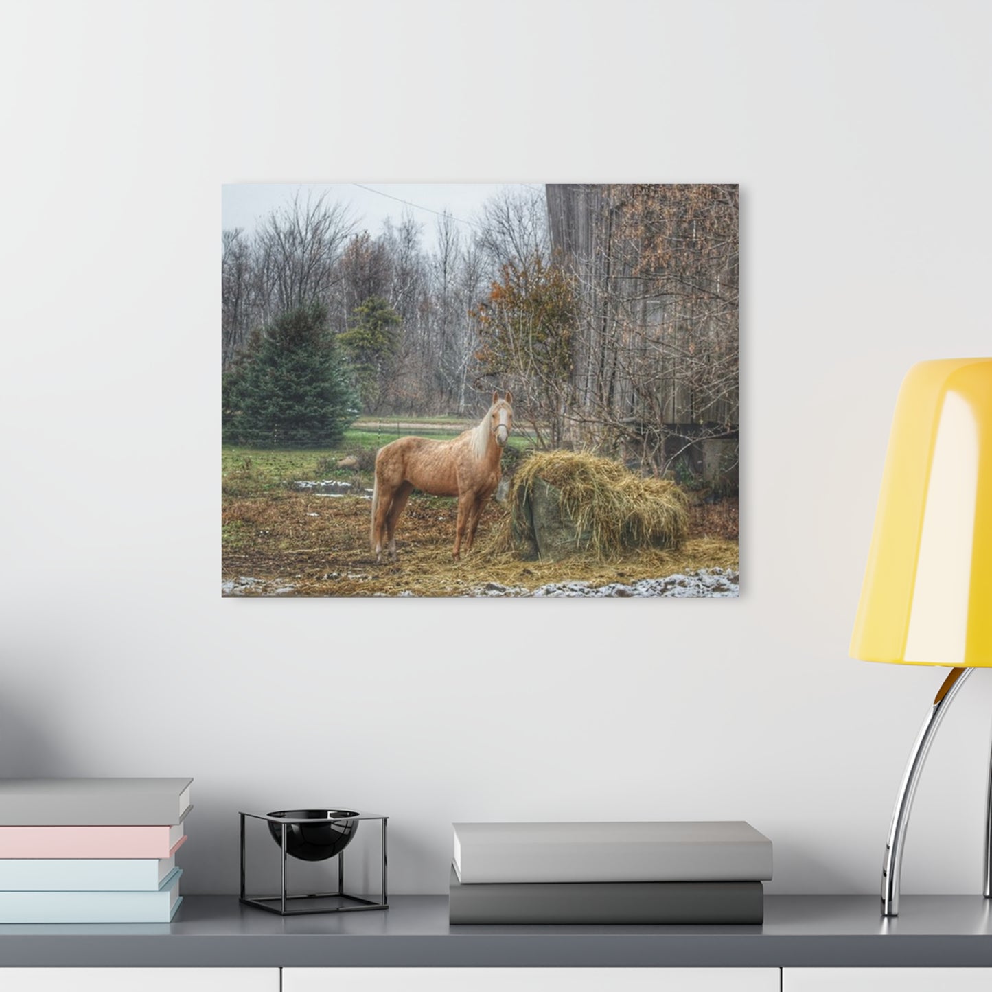 U R There Photography French Road Butterscotch Rustic Farmhouse Acrylic Wall Print