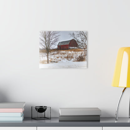 U R There Photography Hadley Red II Rustic Farmhouse Acrylic Wall Print