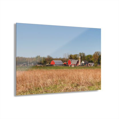 U R There Photography East Millington Road Farm Rustic Farmhouse Acrylic Wall Print