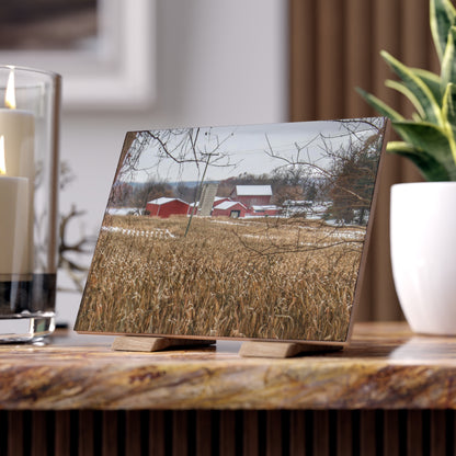 U R There Photography Beyond the Cornfield on Sutton Rustic Farmhouse Decorative Ceramic Tile