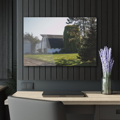 U R There Photography Five Lakes Road White Rustic Farmhouse Acrylic Wall Print