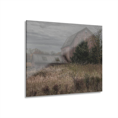 U R There Photography Treasurer Road Red Rustic Farmhouse Acrylic Wall Print