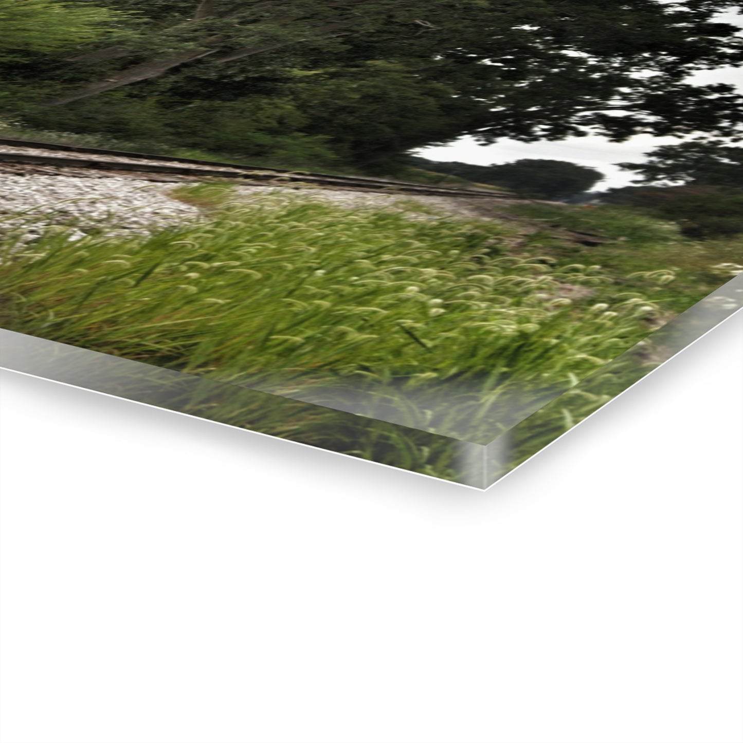 U R There Photography Michigan Rails Rustic Farmhouse Acrylic Wall Print