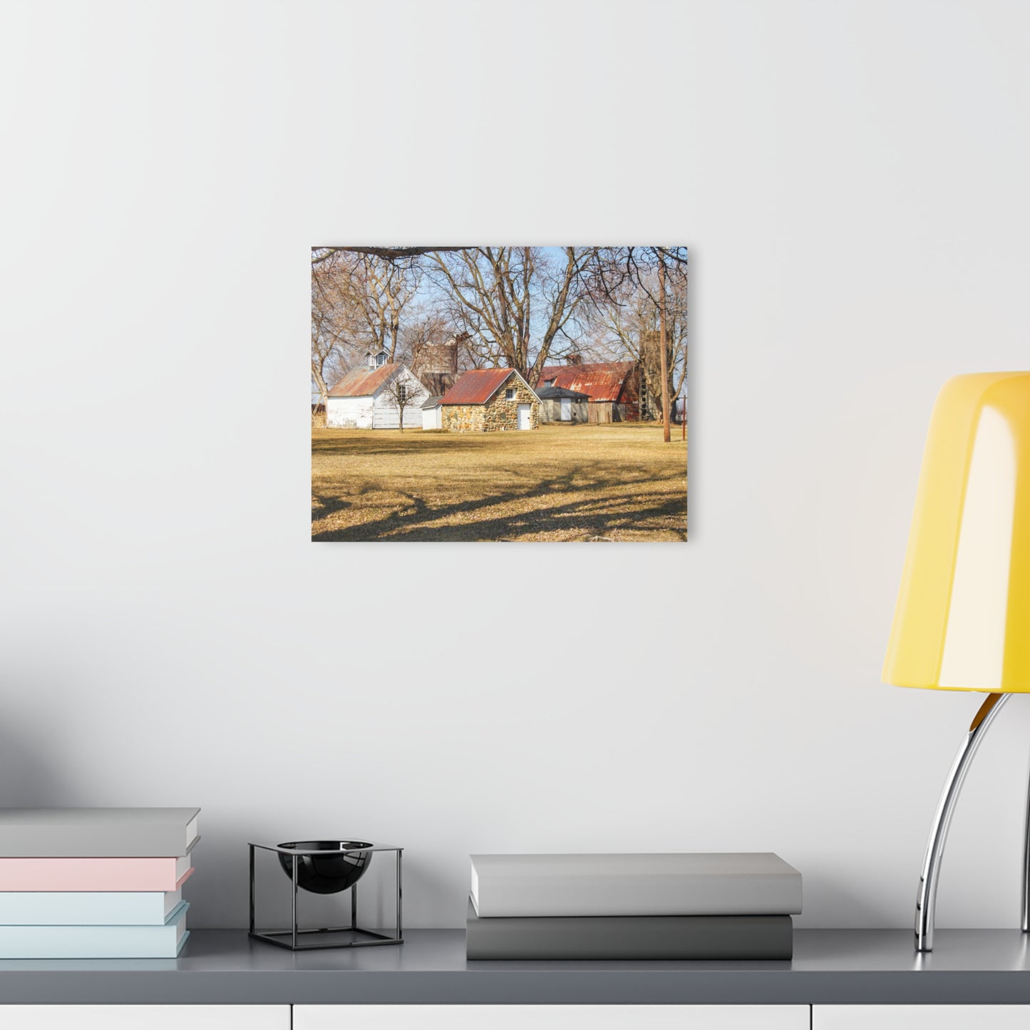 U R There Photography Wolcott Road Farm Rustic Farmhouse Acrylic Wall Print