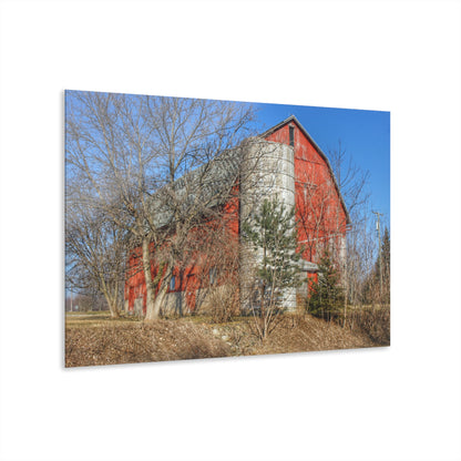 U R There Photography Van Dyke Red I Rustic Farmhouse Acrylic Wall Print