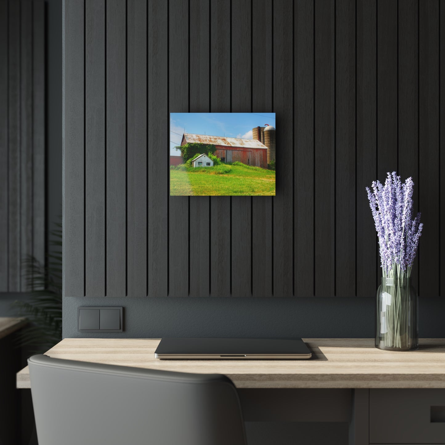 U R There Photography Marlette Red I Rustic Farmhouse Acrylic Wall Print