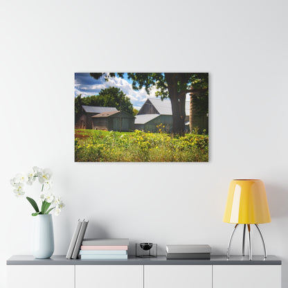 U R There Photography Hough Road Greys Rustic Farmhouse Acrylic Wall Print