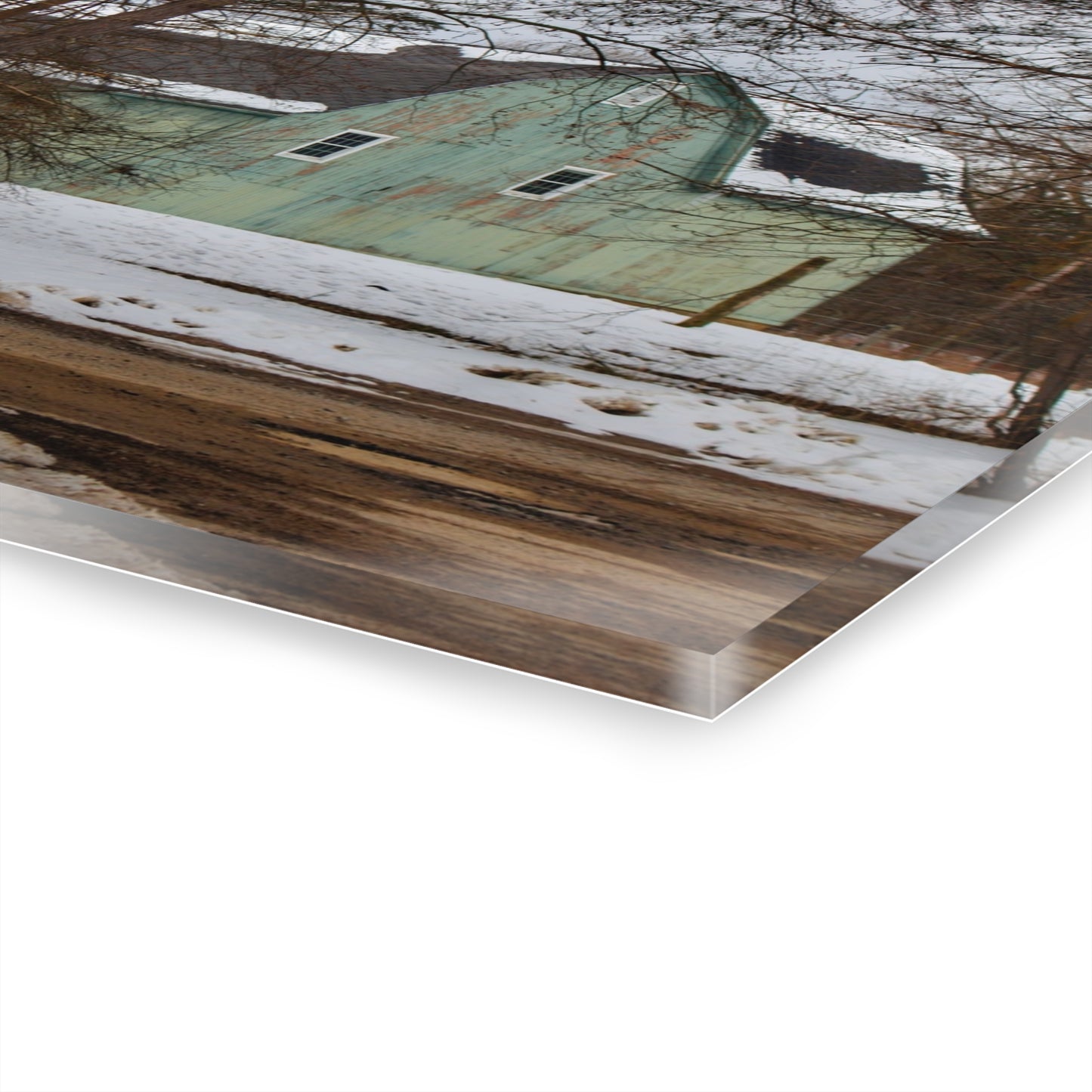 U R There Photography Hunters Creek Meadow Green Rustic Farmhouse Acrylic Wall Print