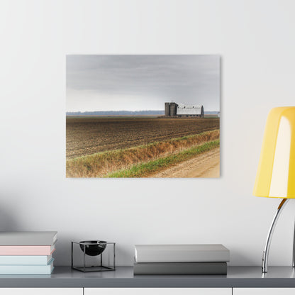 U R There Photography North Gates Road Old Grey I Rustic Farmhouse Acrylic Wall Print