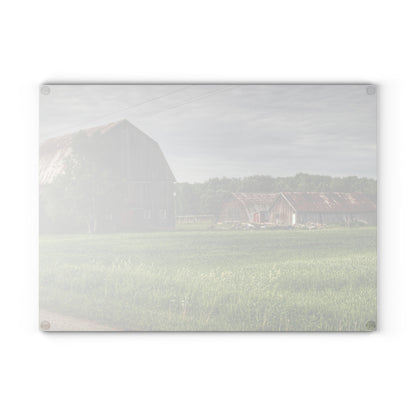 U R There Photography Barkley Road Trio Rustic Farmhouse Tempered-Glass Cutting Board