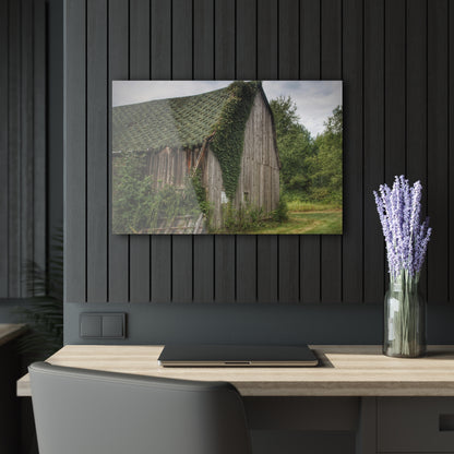 U R There Photography Chambers Grey Rustic Farmhouse Acrylic Wall Print