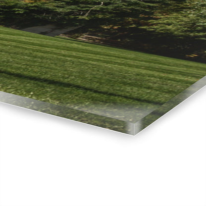 U R There Photography Ludwig Road Summer Grey and Silo Rustic Farmhouse Acrylic Wall Print