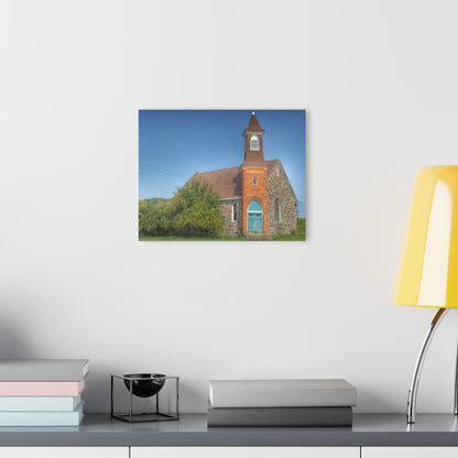 U R There Photography Mayville Church of the Past Rustic Farmhouse Acrylic Wall Print