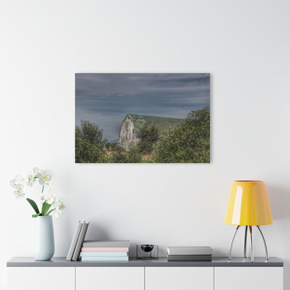 U R There Photography Hill Road Hidden Grey II Rustic Farmhouse Acrylic Wall Print