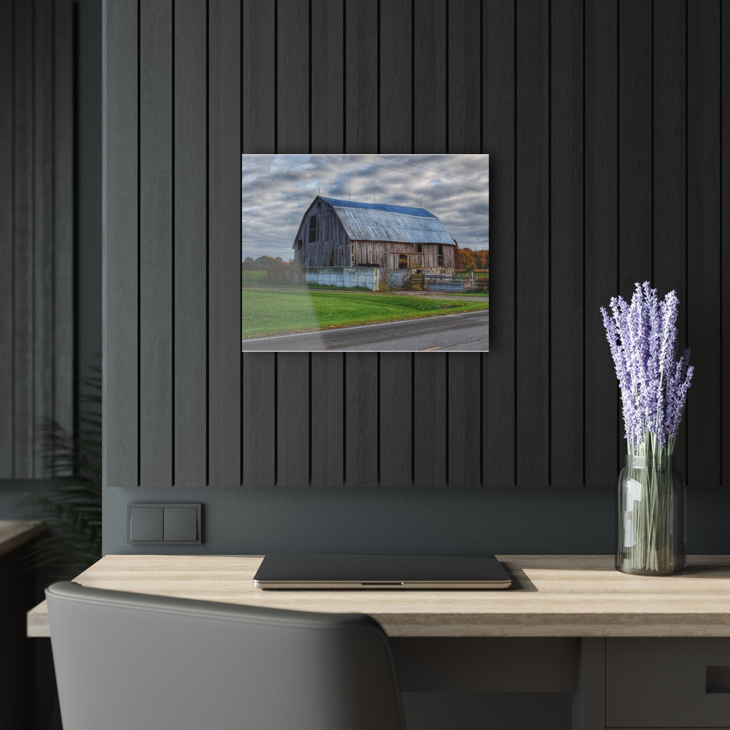 Barn Boutique Modern Farmhouse Acrylic Wall Print| Marlette Road Hay Barn