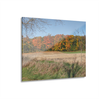 U R There Photography Fall on Piersonville Road Rustic Farmhouse Acrylic Wall Print