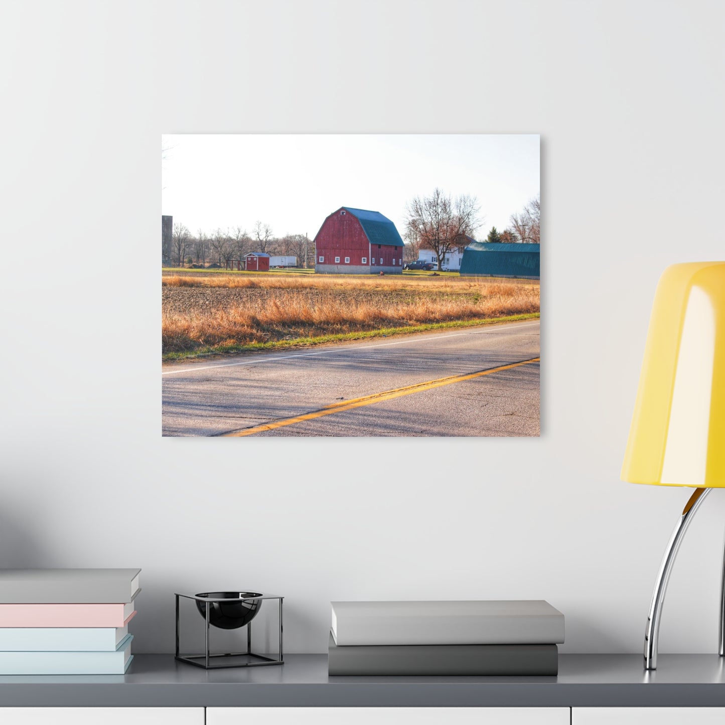 U R There Photography Baldwin Barn Brothers II Rustic Farmhouse Acrylic Wall Print