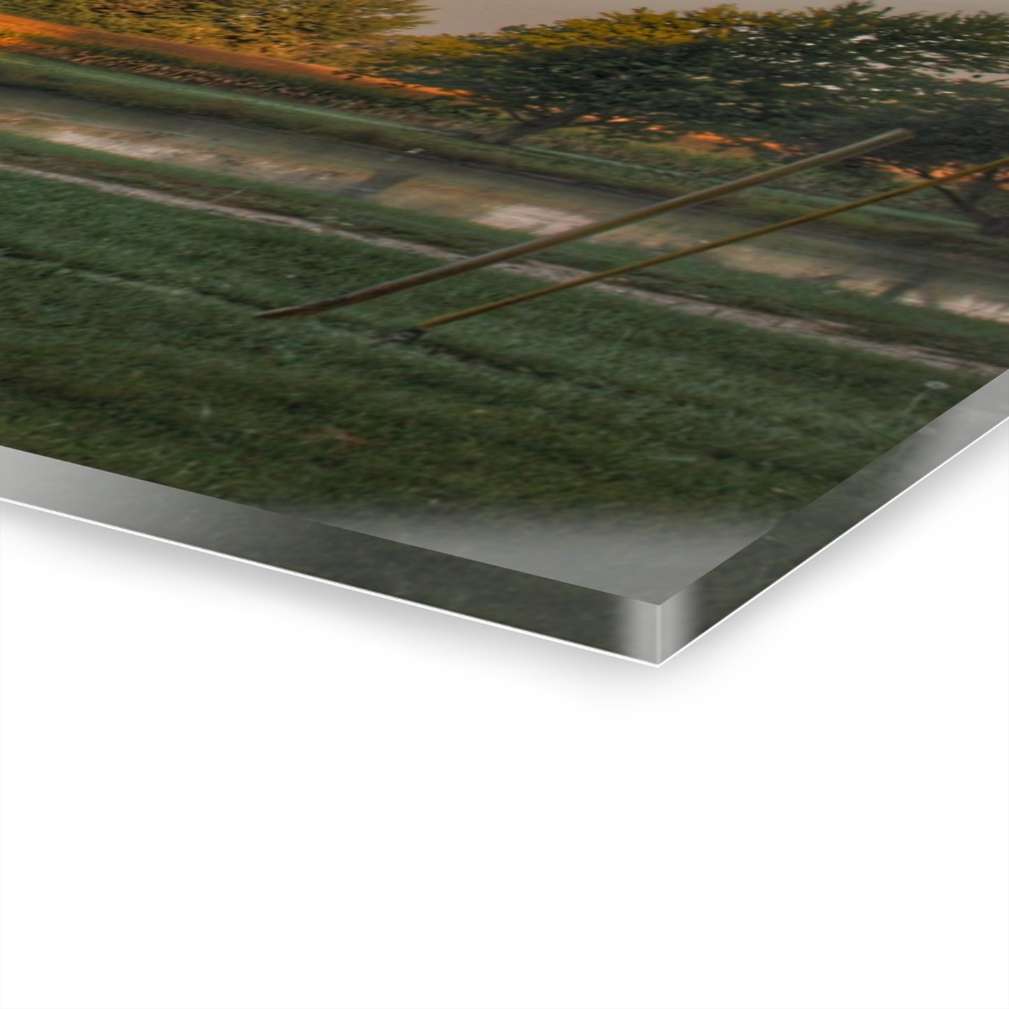 U R There Photography Sunrise on Willow Pond II Rustic Farmhouse Acrylic Wall Print
