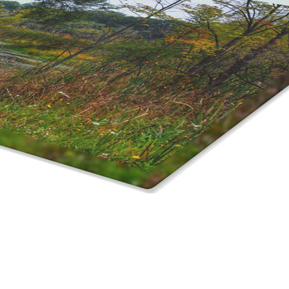 U R There Photography A River Runs Through It Rustic Farmhouse Tempered-Glass Cutting Board
