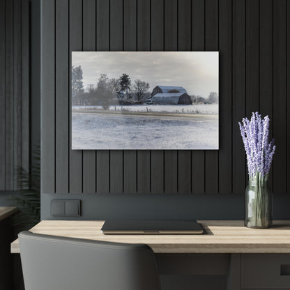 U R There Photography Otter Lake Road Greys Rustic Farmhouse Acrylic Wall Print
