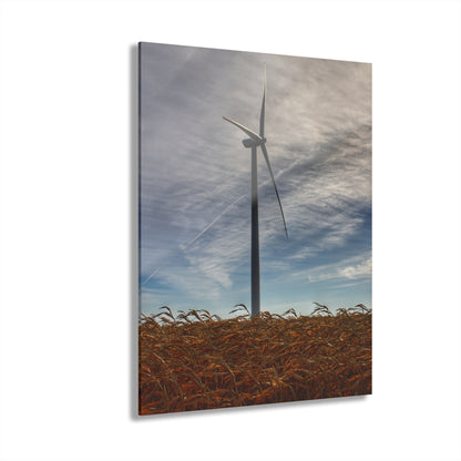 U R There Photography North Gera Road Windmill Rustic Farmhouse Acrylic Wall Print