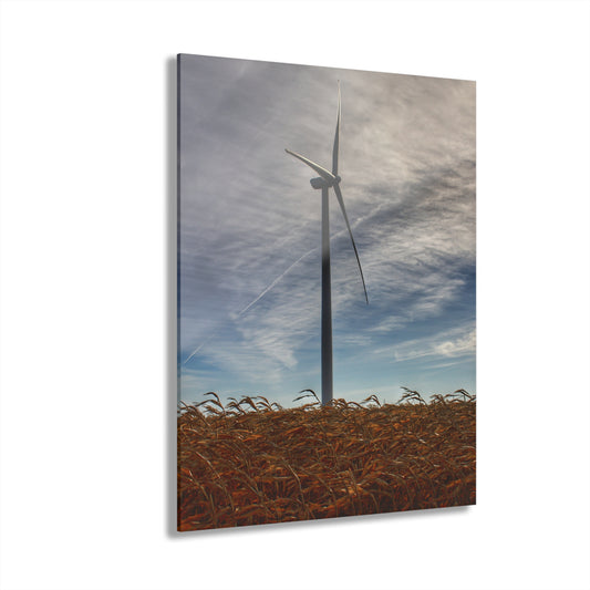 U R There Photography North Gera Road Windmill Rustic Farmhouse Acrylic Wall Print