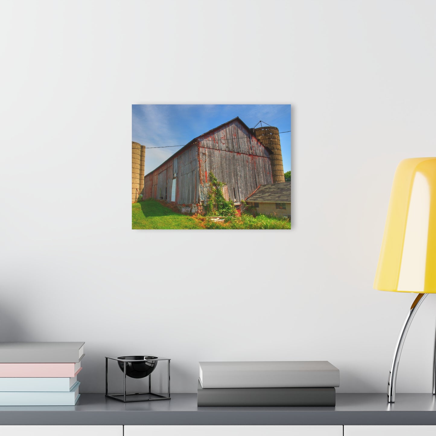 U R There Photography Marlette Red II Rustic Farmhouse Acrylic Wall Print