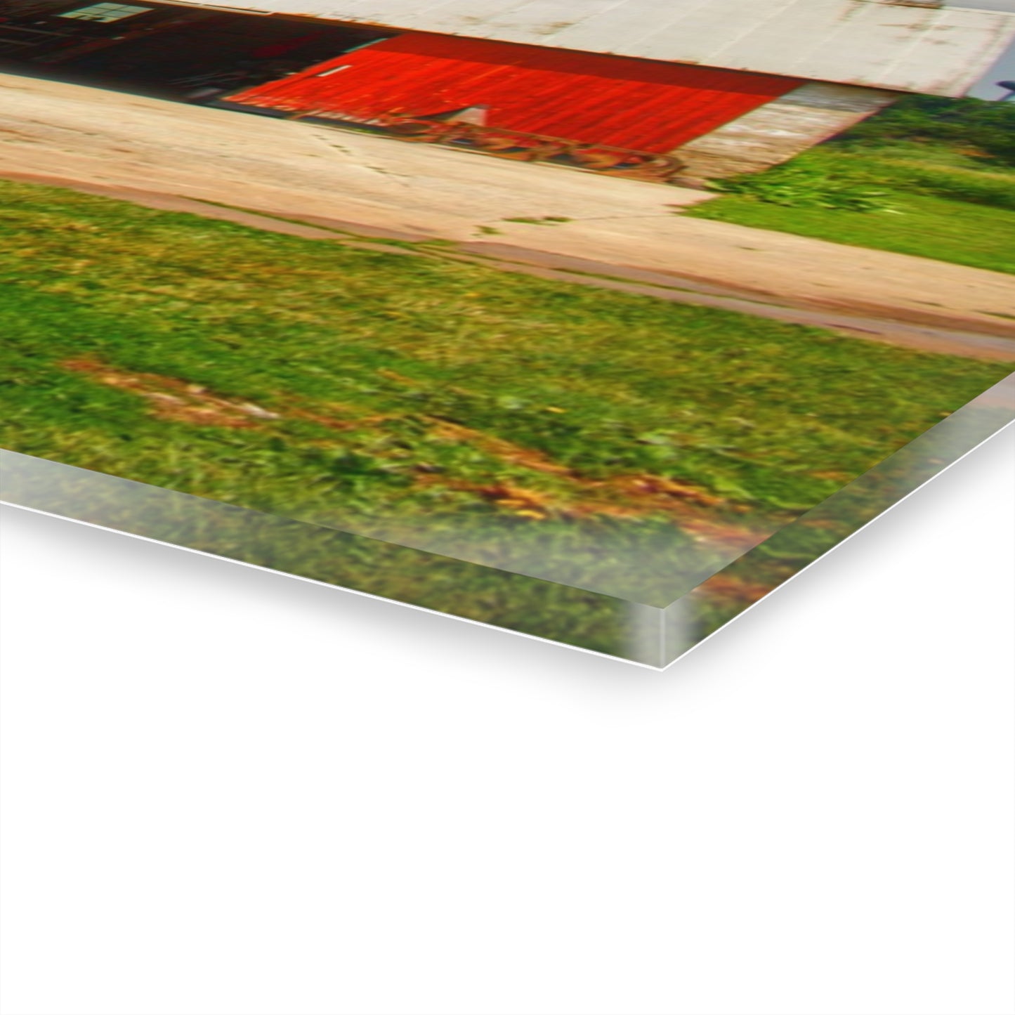 U R There Photography Marlette Red III Rustic Farmhouse Acrylic Wall Print