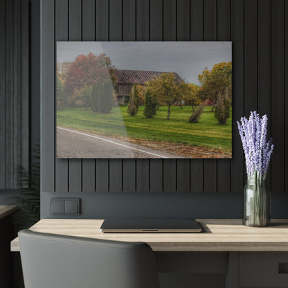 U R There Photography Goodrich Grey Rustic Farmhouse Acrylic Wall Print