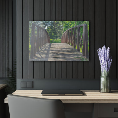U R There Photography Cramton Park Kiwanis Bridge Rustic Farmhouse Acrylic Wall Print