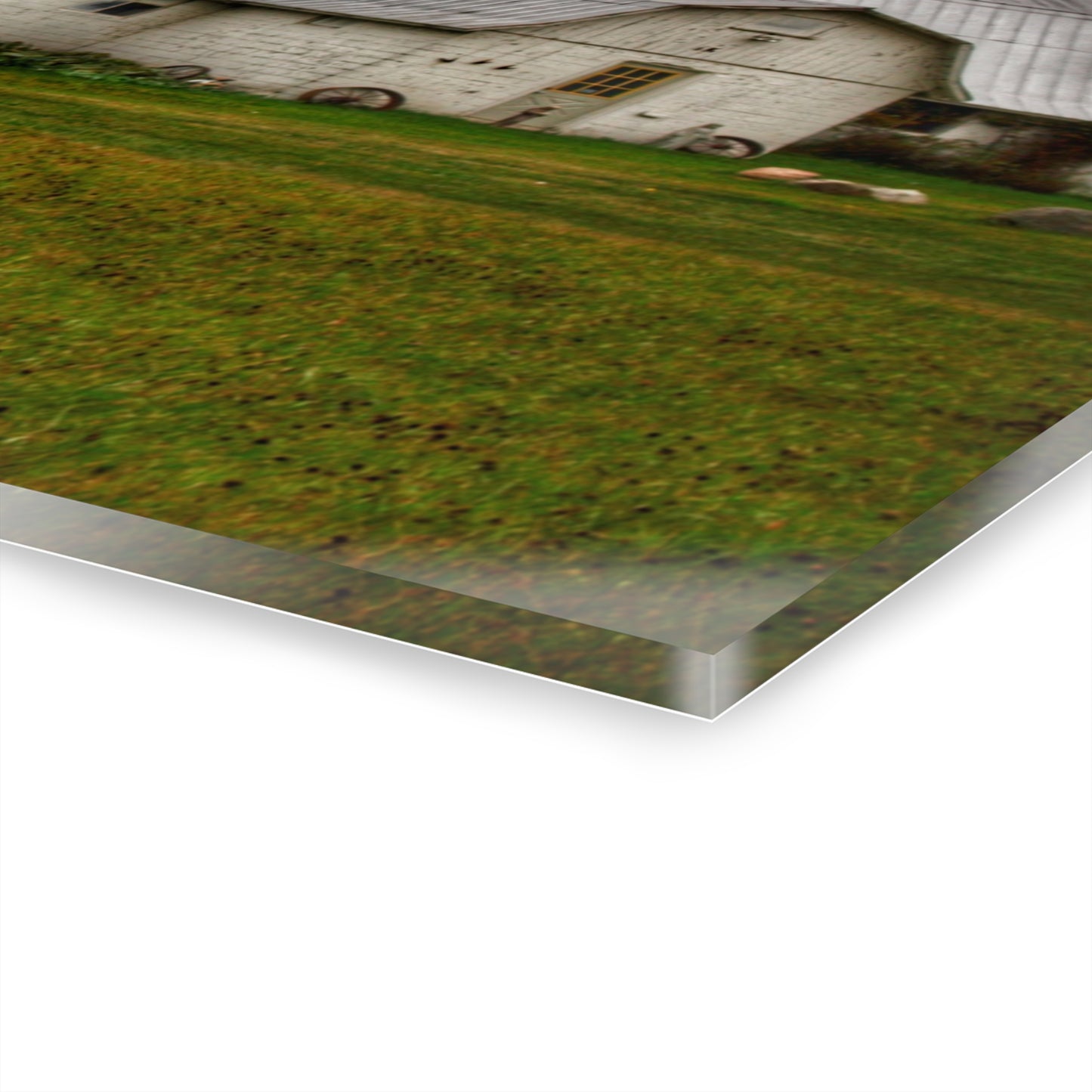 U R There Photography Milliman Road White Rustic Farmhouse Acrylic Wall Print