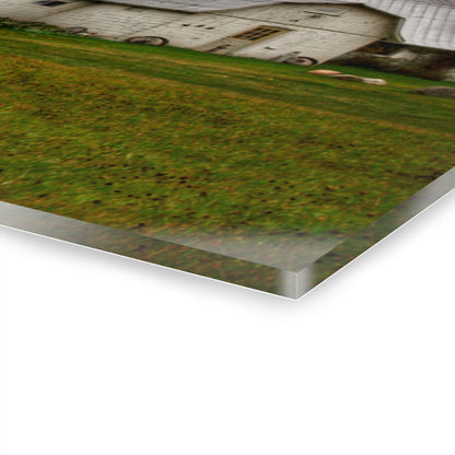 U R There Photography Milliman Road White Rustic Farmhouse Acrylic Wall Print