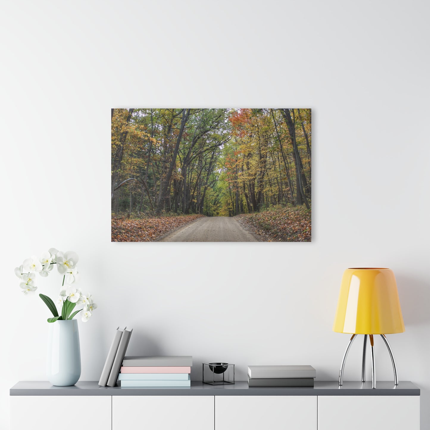 U R There Photography Country Roads in Dryden III Rustic Farmhouse Acrylic Wall Print