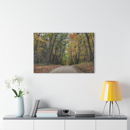 U R There Photography Country Roads in Dryden III Rustic Farmhouse Acrylic Wall Print